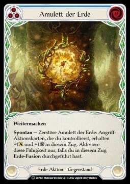Amulet of Earth Card Front