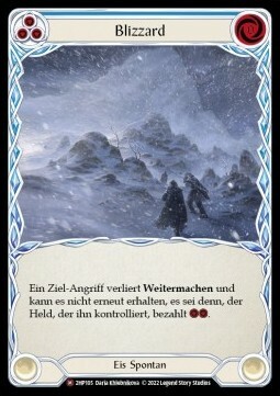 Blizzard Card Front