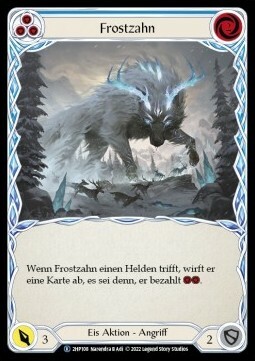 Frost Fang (Blue) Card Front
