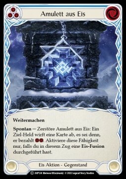 Amulet of Ice Card Front