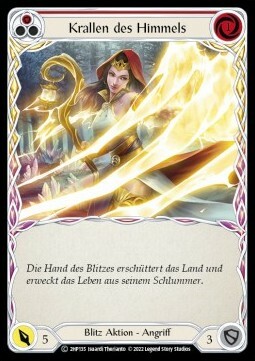 Heaven's Claws (Red) Card Front