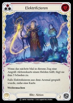 Electrify (Red) Card Front