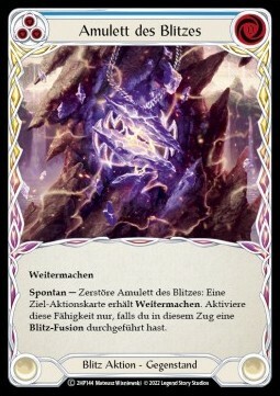 Amulet of Lightning Card Front