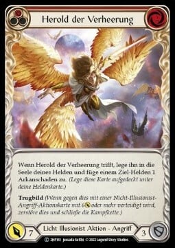 Herald of Ravages - Red Card Front