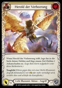 Herald of Ravages (Yellow) Card Front