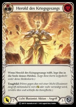 Wartune Herald - Red Card Front