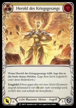 Wartune Herald - Yellow Card Front