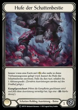 Hooves of the Shadowbeast Card Front