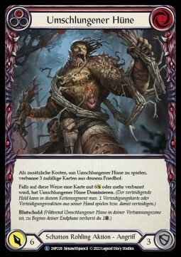 Writhing Beast Hulk - Red Card Front