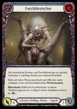 Dread Screamer (Blue) Card Front