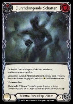 Seeping Shadows (Red) Card Front