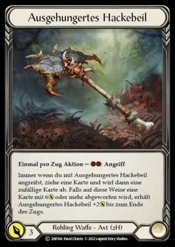 Ravenous Meataxe Card Front