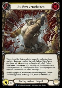 Pulping (Yellow) Card Front