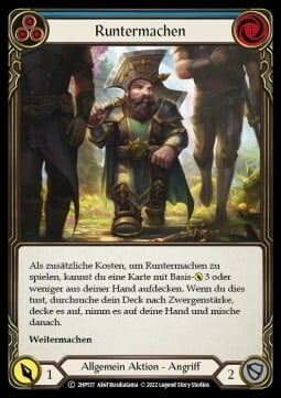 Belittle - Blue Card Front