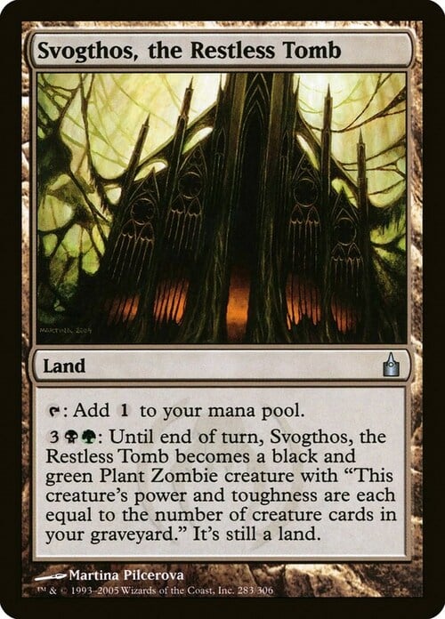 Svogthos, the Restless Tomb Card Front