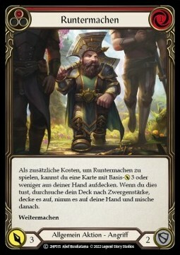 Belittle - Red Card Front