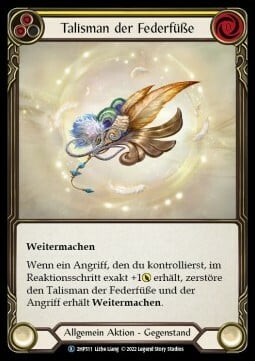 Talisman of Featherfoot Card Front
