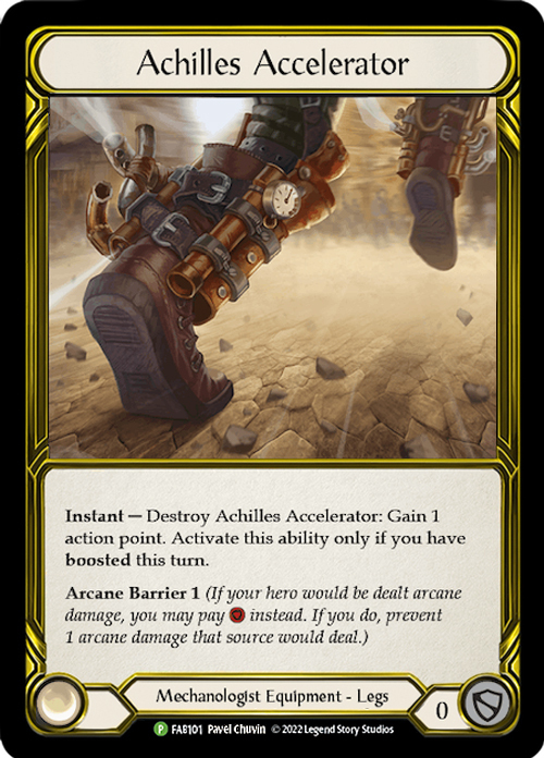 Achilles Accelerator Card Front