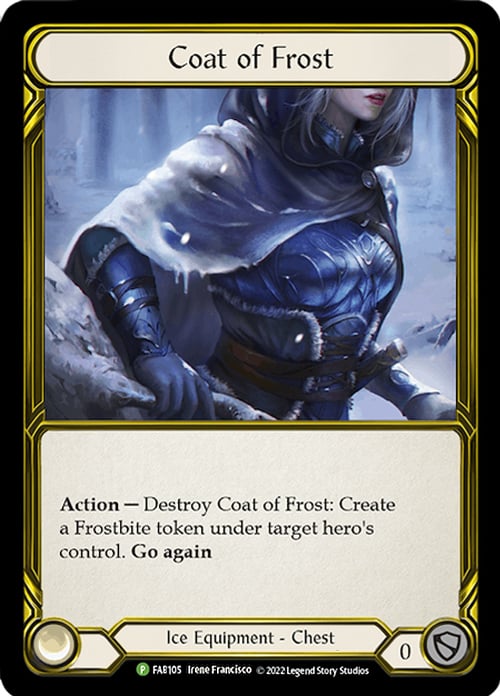 Coat of Frost Card Front