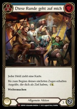 This Round's on Me Card Front