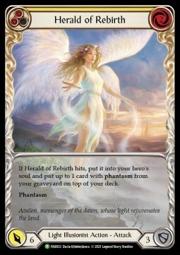 Herald of Rebirth - Yellow Card Front