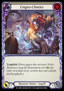 Enigma Chimera - Yellow Card Front