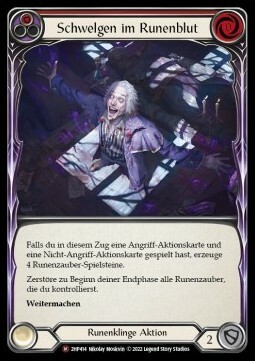 Revel in Runeblood Card Front