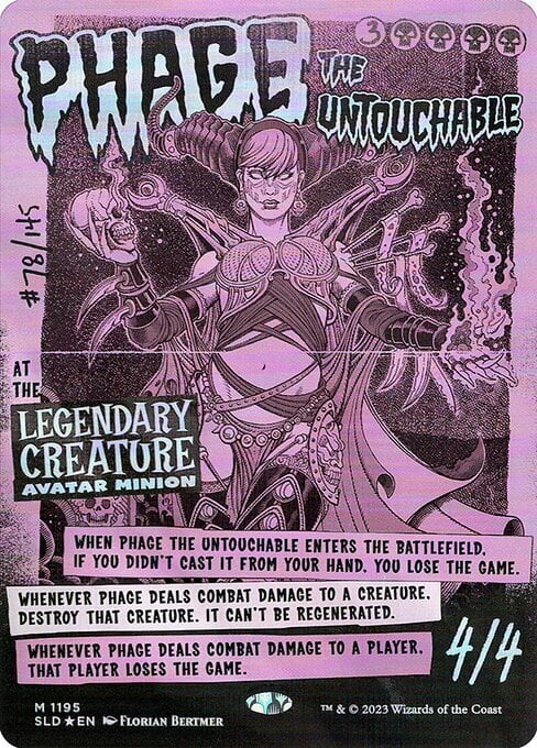 Phage the Untouchable Card Front