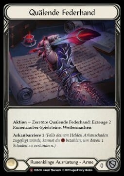 Vexing Quillhand Card Front