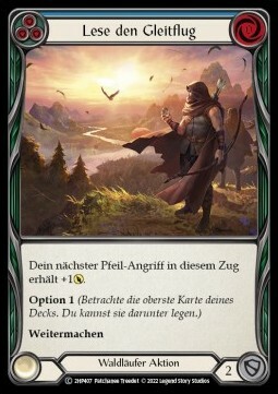 Read the Glide Path (Blue) Card Front