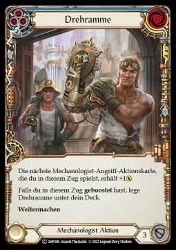 Rotary Ram (Blue) Card Front