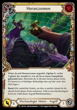 Zoom In - Yellow Card Front