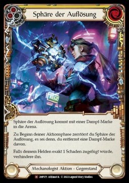 Dissolution Sphere Card Front