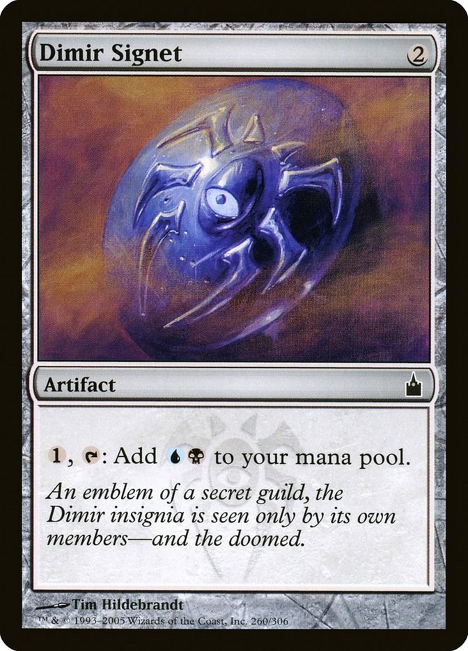 Magic The Gathering – Dimir Signet (RAV) – Carta Singola Comune, Ravnica: City Of Guilds - 5