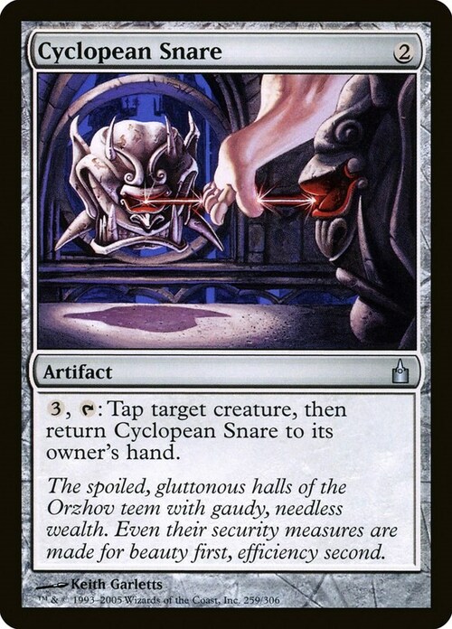 Cyclopean Snare Card Front