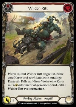 Wild Ride (Red) Card Front