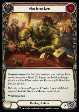 High Roller (Red) Card Front