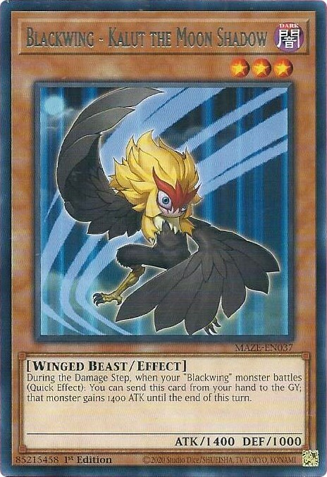 Blackwing - Kalut the Moon Shadow Card Front