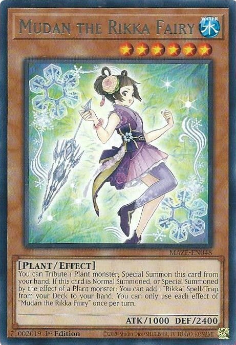 Mudan the Rikka Fairy Card Front
