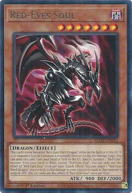 Red-Eyes Soul Card Front