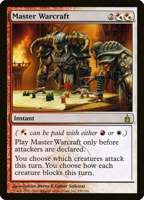 Master Warcraft Card Front
