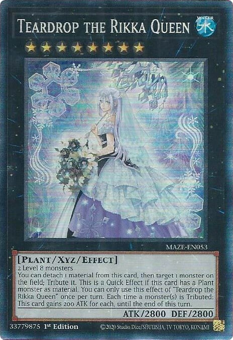Teardrop the Rikka Queen Card Front