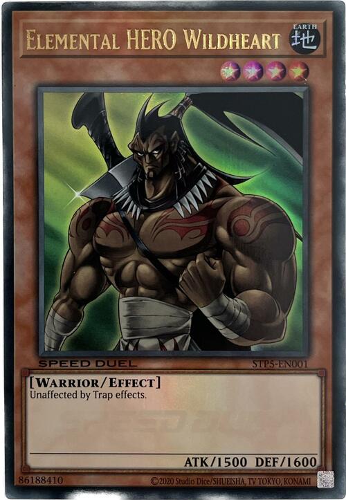 Elemental HERO Wildheart Card Front