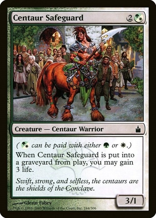 Centaur Safeguard Card Front
