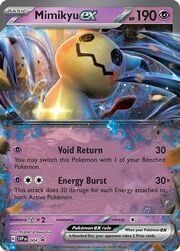 Mimikyu ex [Void Return | Energy Burst]