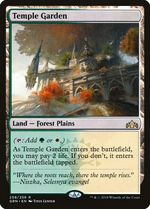 Temple Garden Card Front