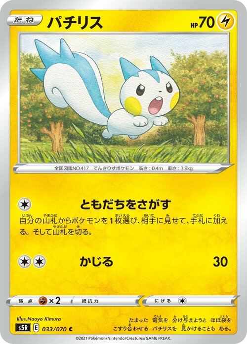 Pachirisu Card Front