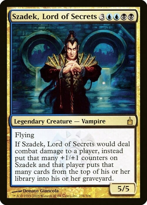 Szadek, Lord of Secrets Card Front