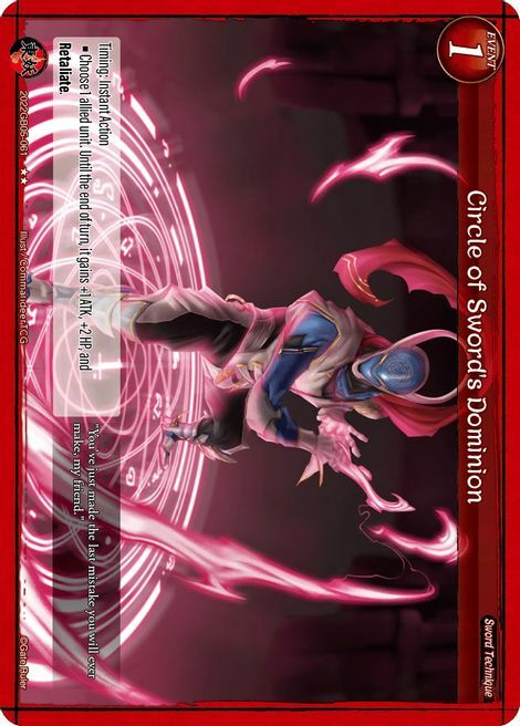Circle of Sword's Dominion Card Front