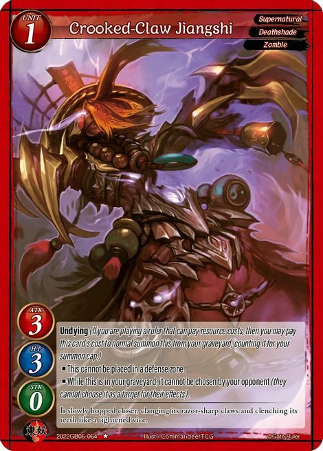 Crooked-Claw Jiangshi Card Front